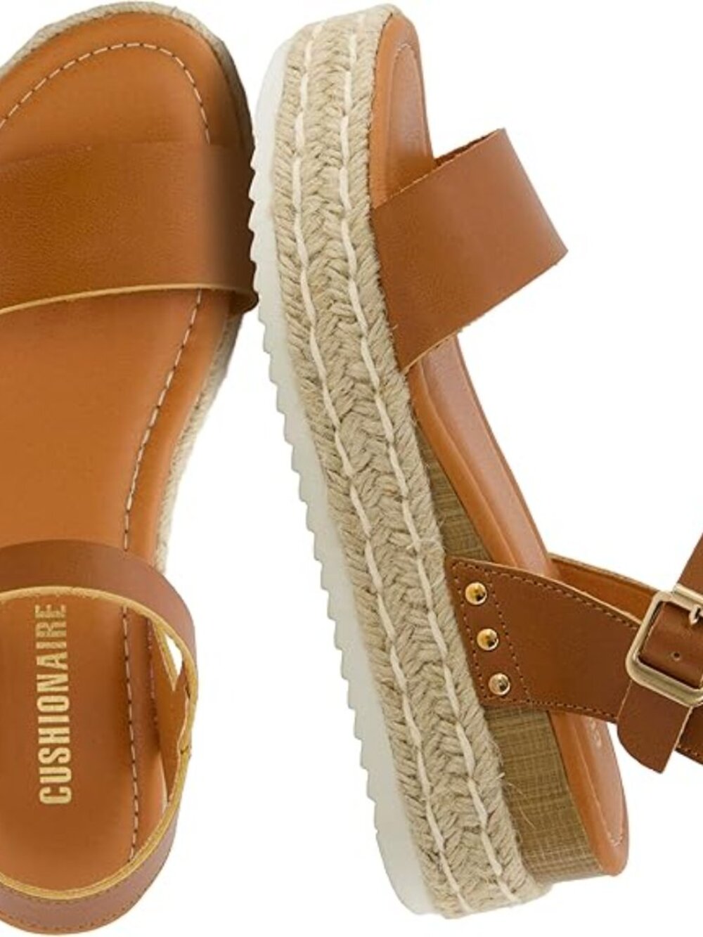 Melissa Espadrille Platform Sandals For Women with Adjustable Ankle Strap and Me